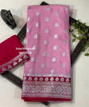 Banarsi semi-Katan silk saree
