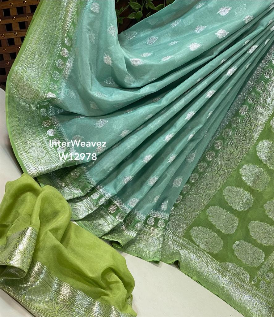 Banarsi semi-Katan silk saree