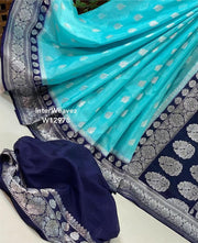Banarsi semi-Katan silk saree