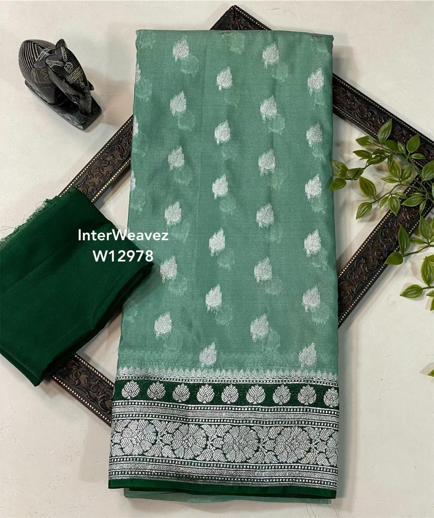 Banarsi semi-Katan silk saree