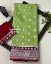 Banarsi semi-Katan silk saree