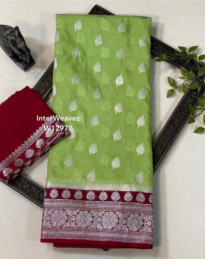 Banarsi semi-Katan silk saree