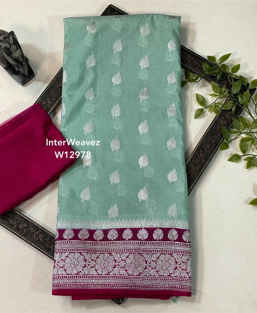 Banarsi semi-Katan silk saree