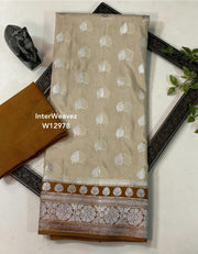 Banarsi semi-Katan silk saree