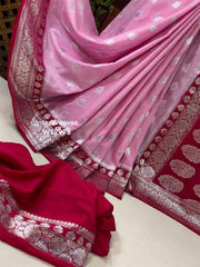 Banarsi semi-Katan silk saree