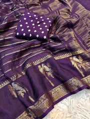 pure viscose Russian dola saree