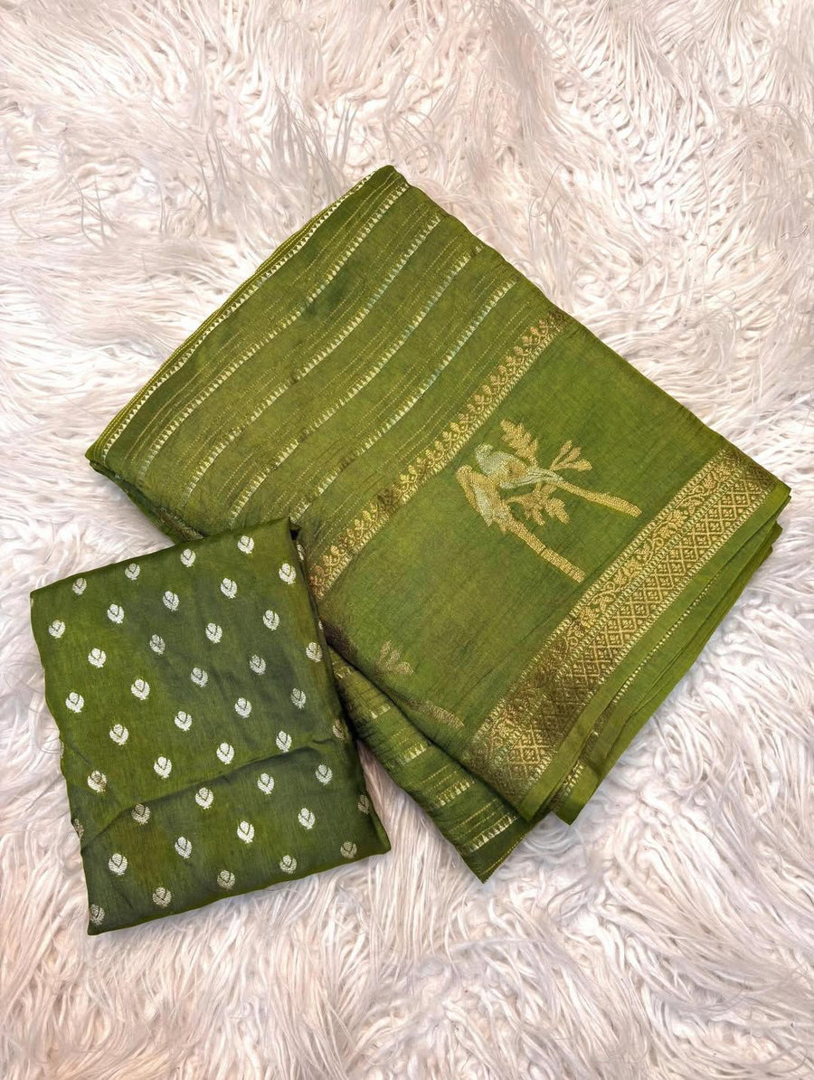 pure viscose Russian dola saree