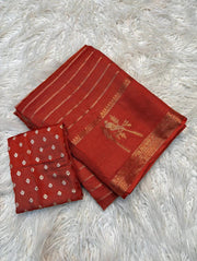 pure viscose Russian dola saree