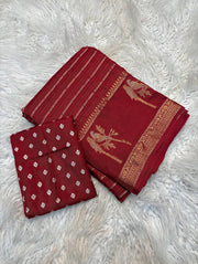 pure viscose Russian dola saree