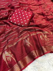 pure viscose Russian dola saree