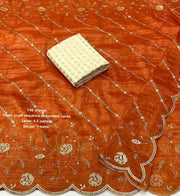 soft paper crush saree
