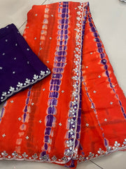 Pure Chinnon Saree