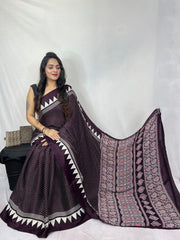 Ajrakh screen printing