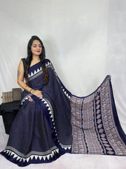 Ajrakh screen printing