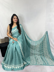 Ajrakh screen printing