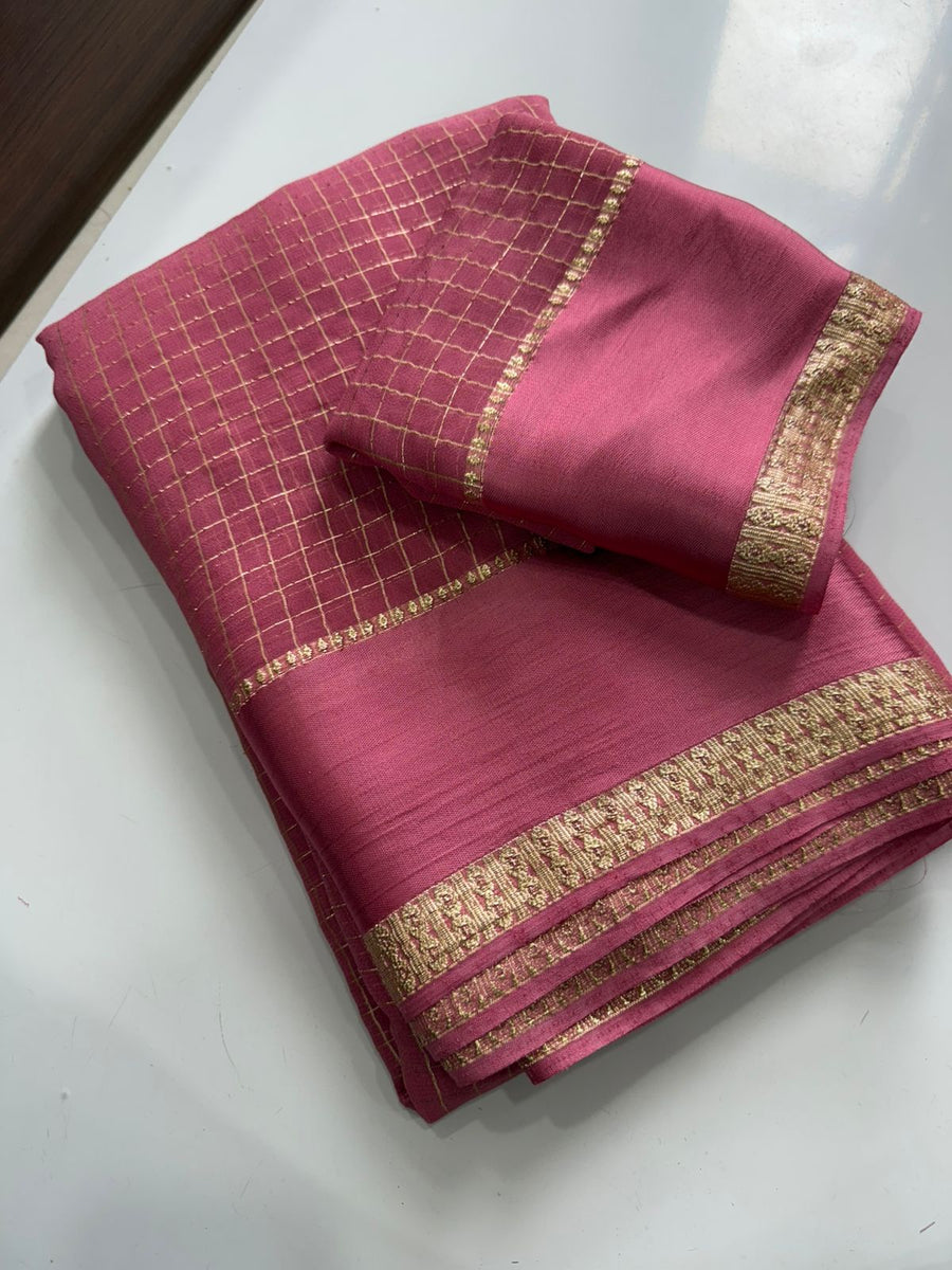 viscose georgette saree