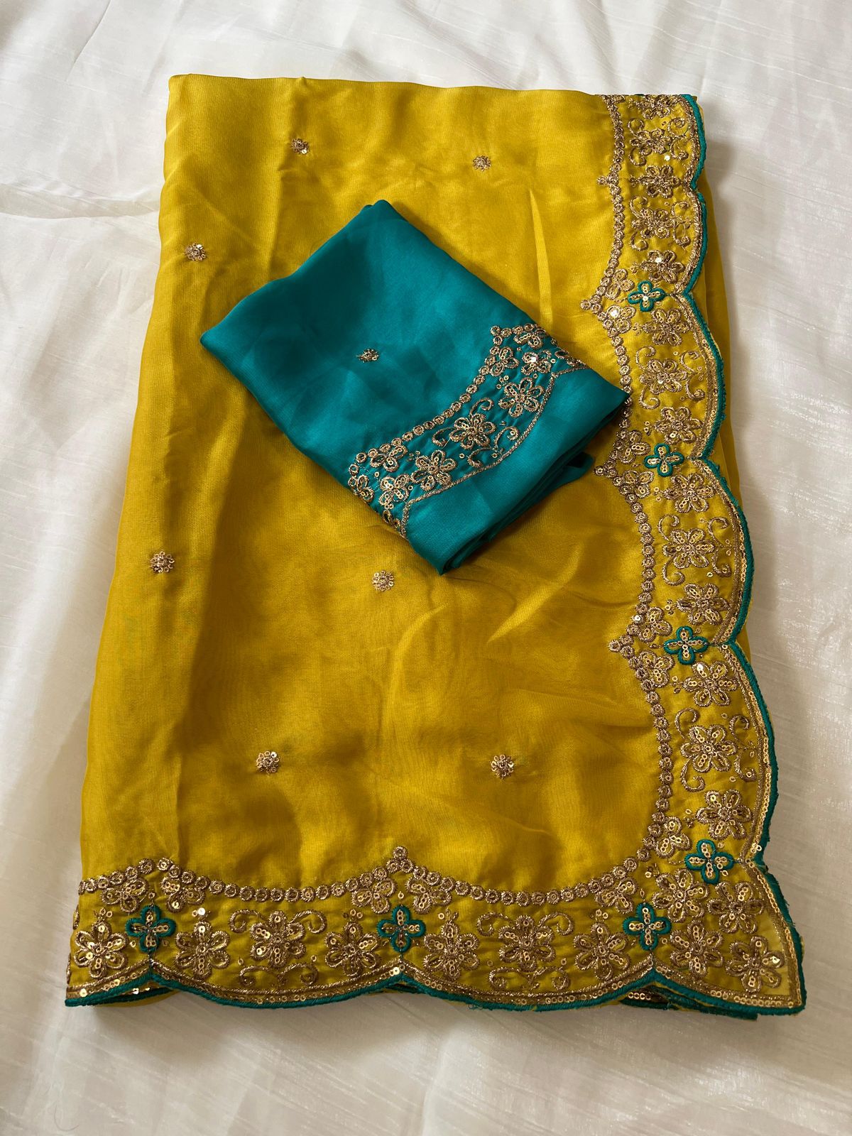 Rangoli silk saree