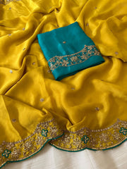 Rangoli silk saree