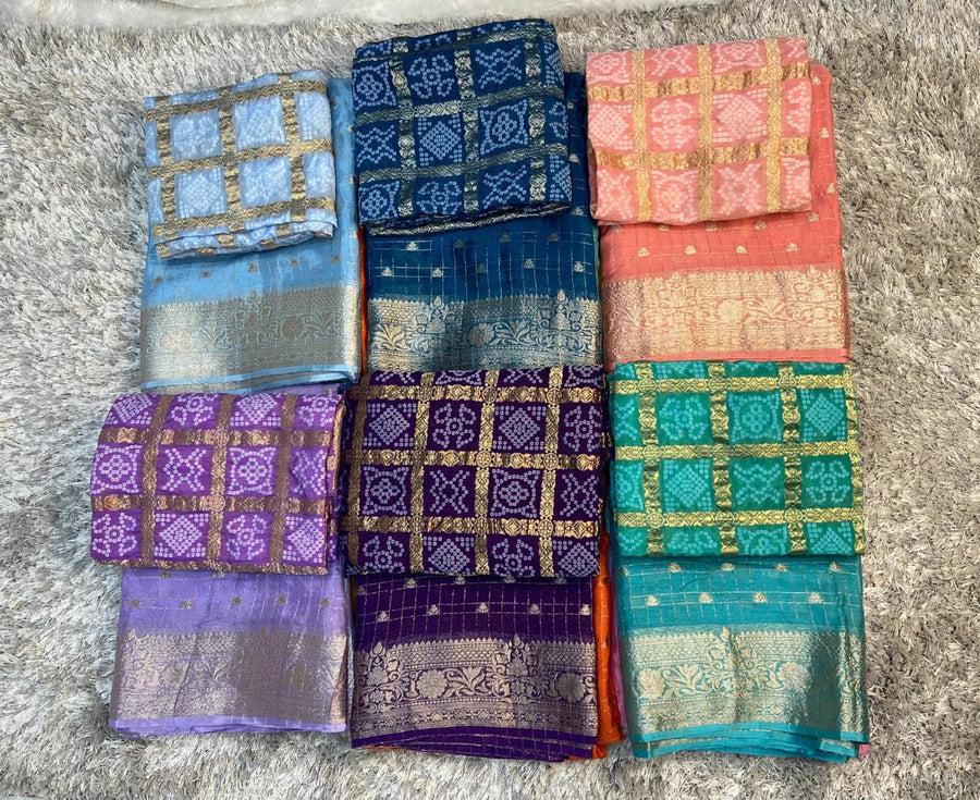 Chinnon Georgette Sarees