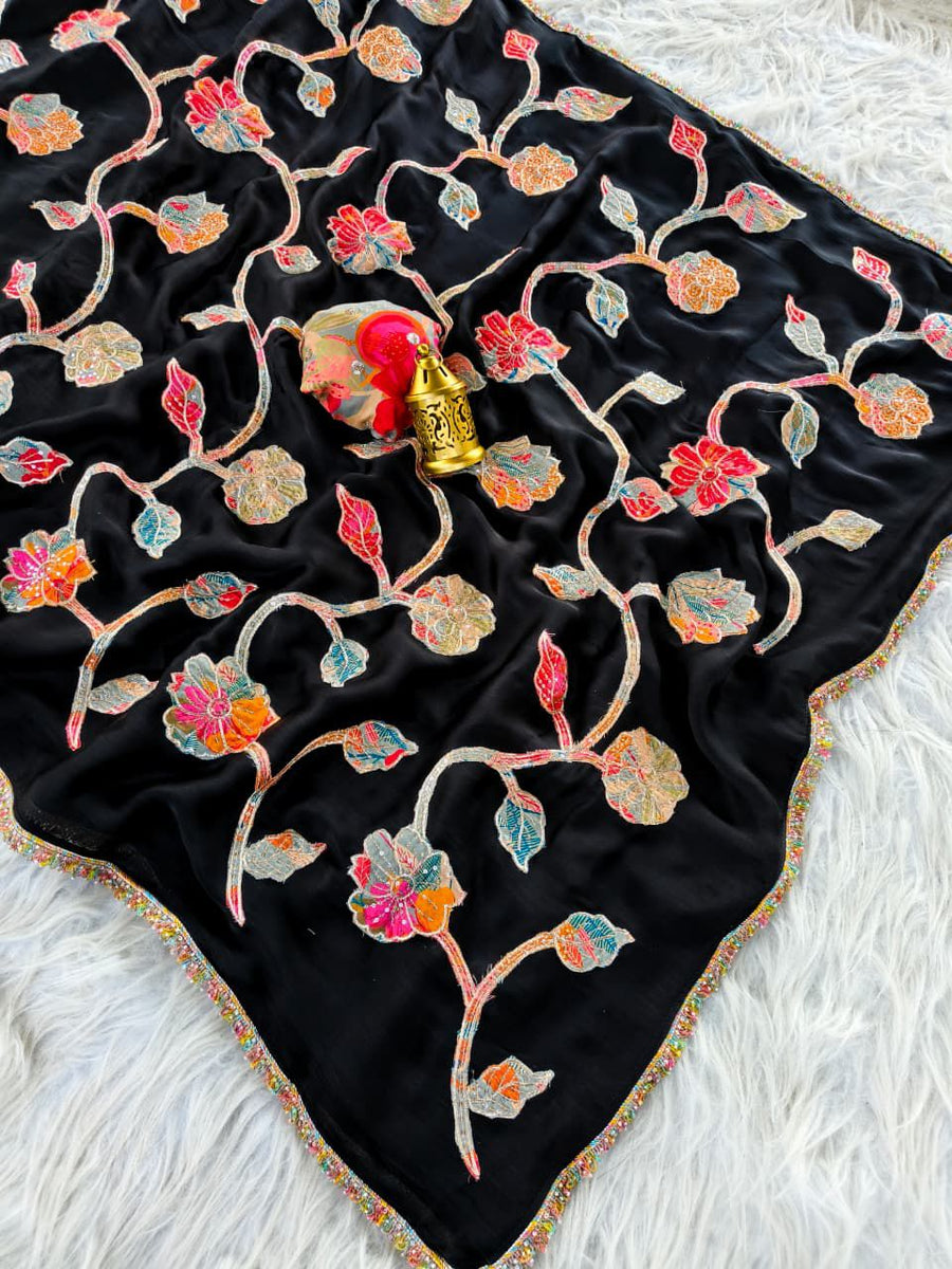 Pure Georgette saree