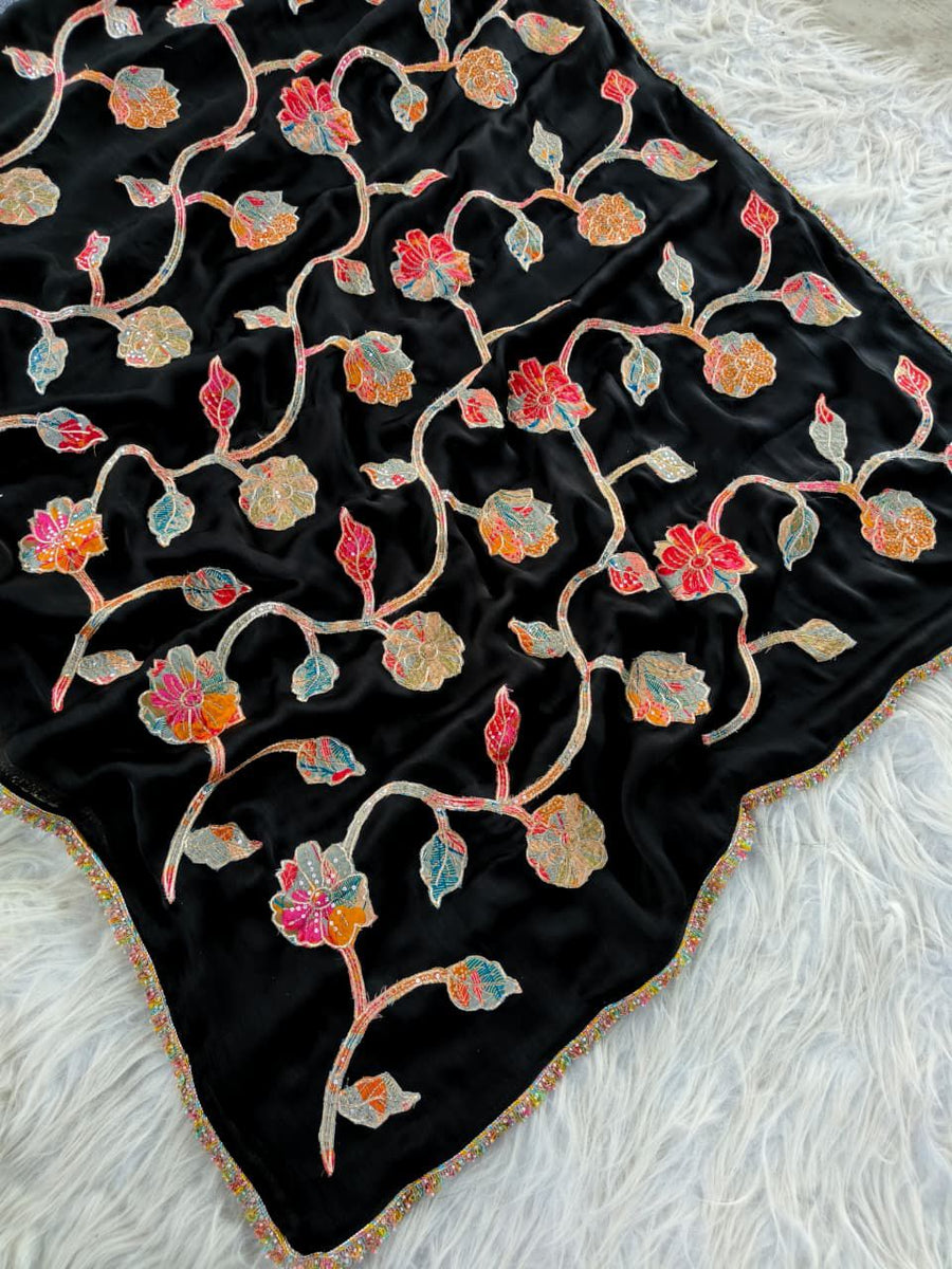 Pure Georgette saree