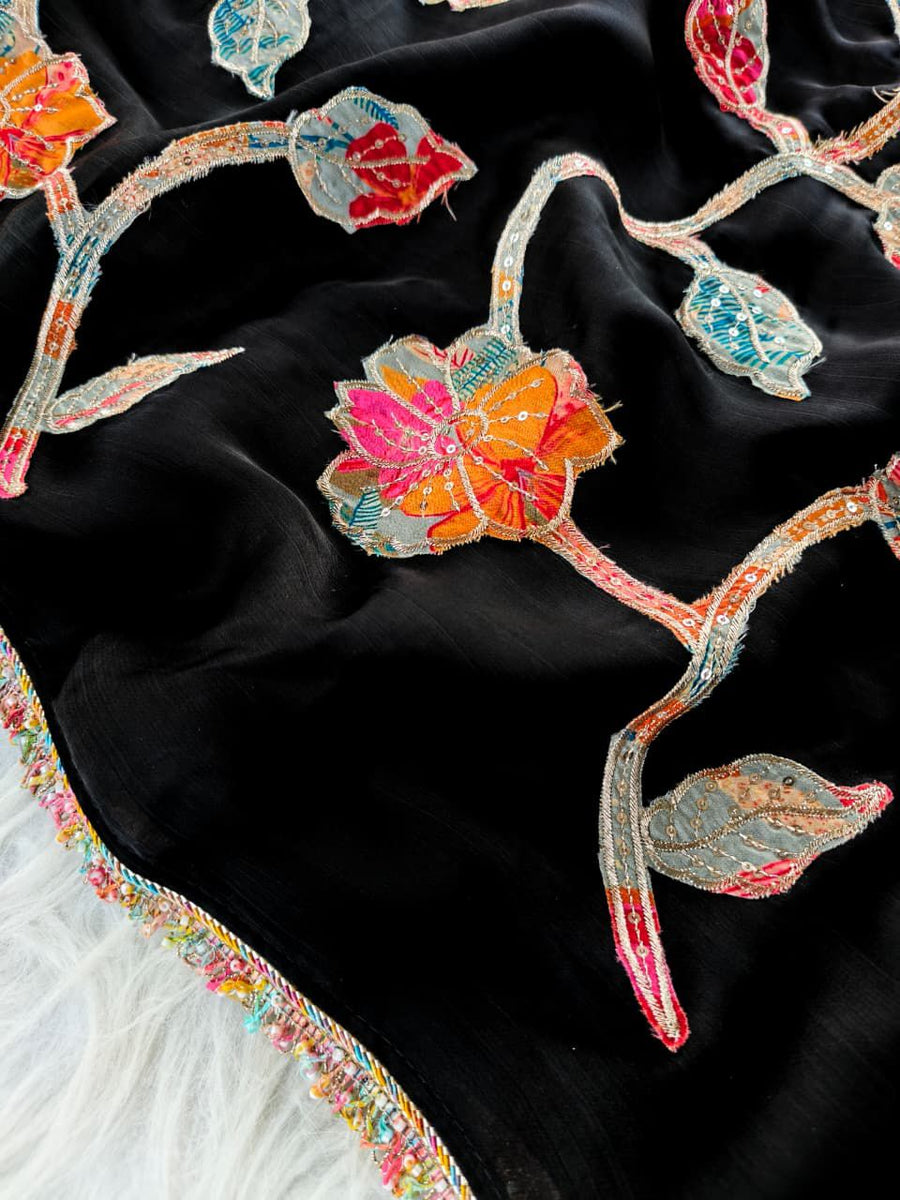 Pure Georgette saree