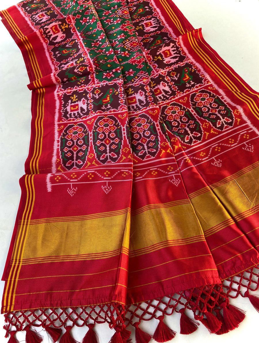 Premium Soft Pure Patola Silk Saree