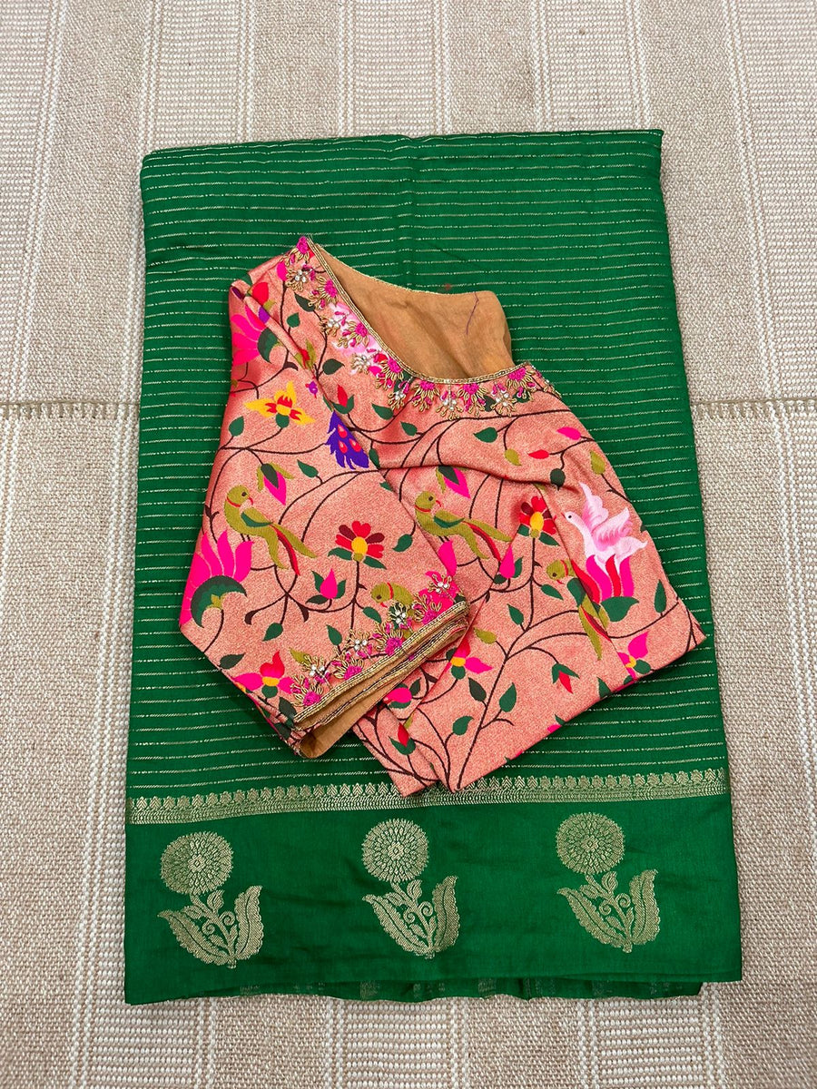 Stunning Dola silk saree
