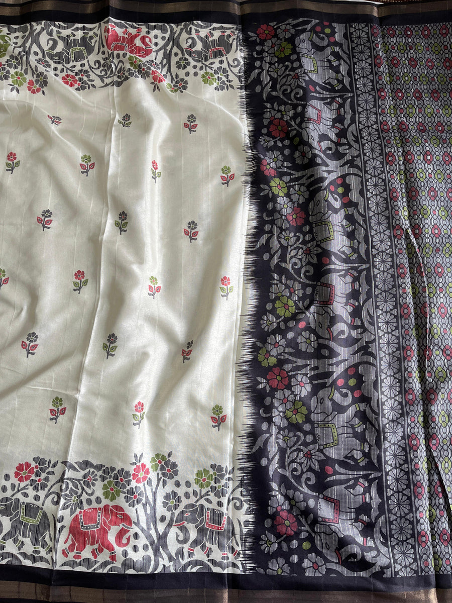 premium Tussar saree,