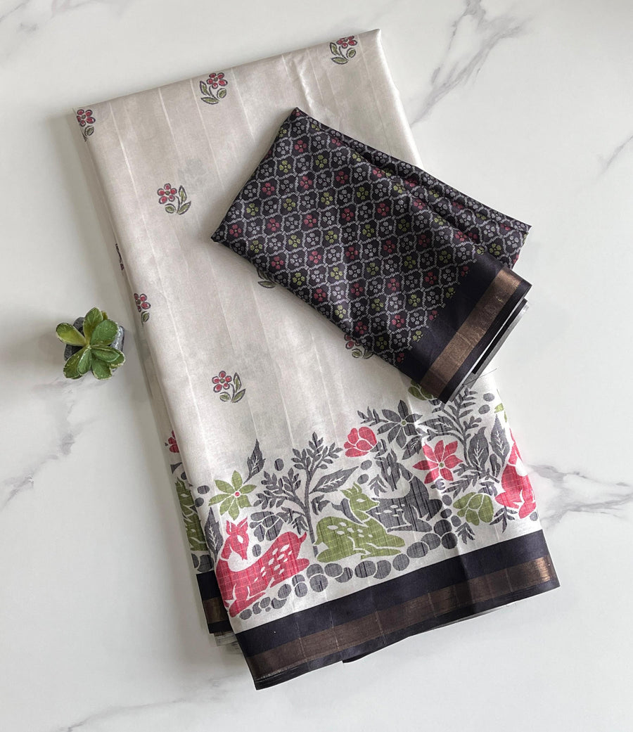 premium Tussar saree,