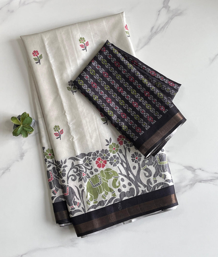 premium Tussar saree,