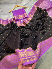 Semi Chiniya Silk Saree