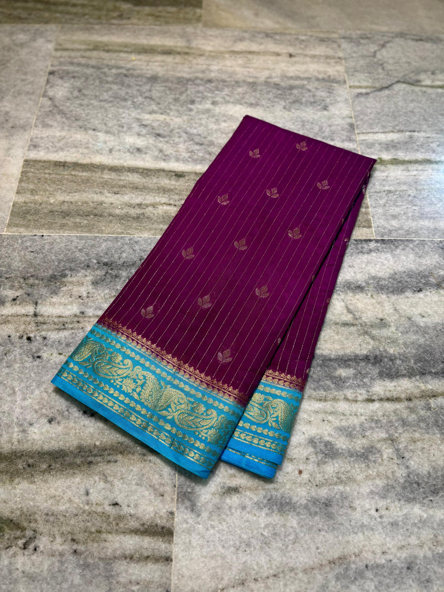 Semi Chiniya Silk Saree