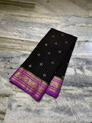 Semi Chiniya Silk Saree