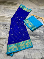 Semi Chiniya Silk Saree