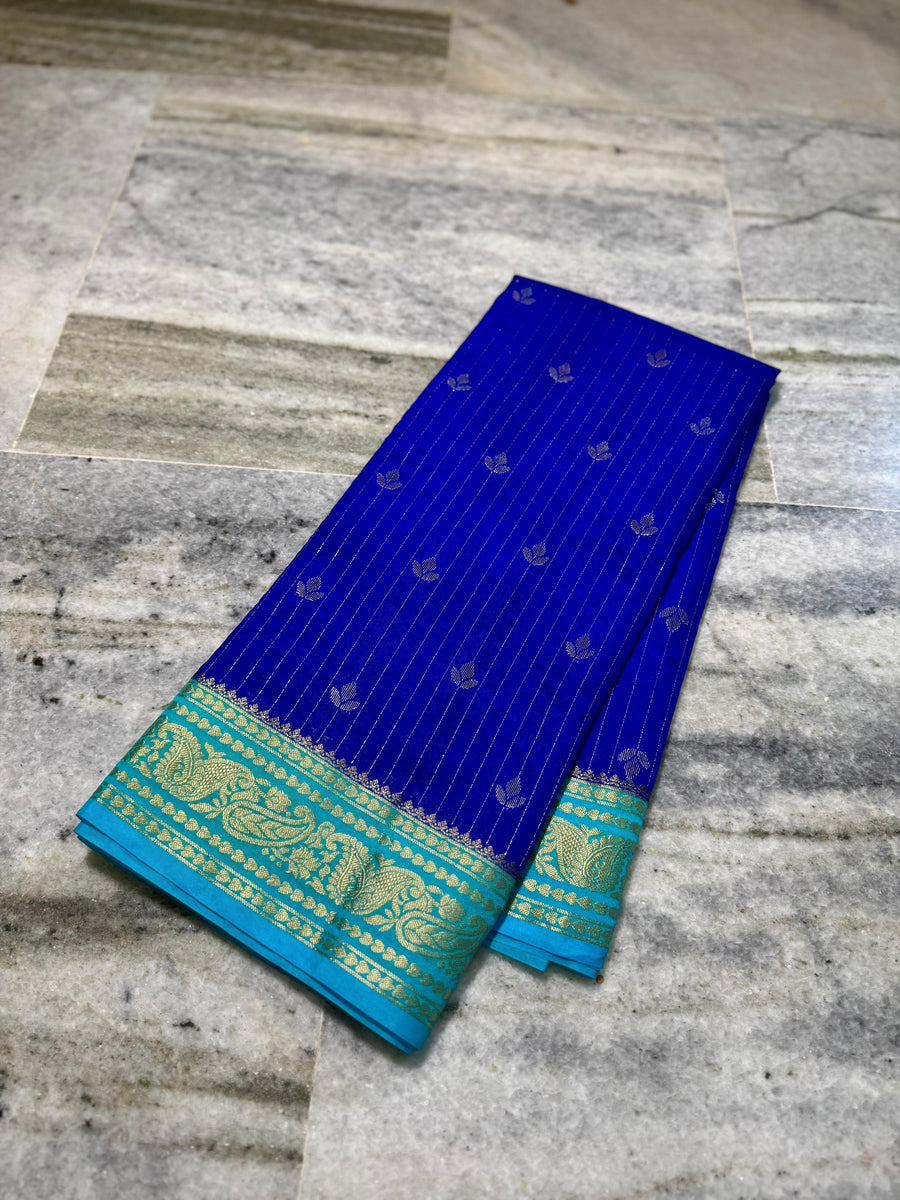 Semi Chiniya Silk Saree