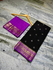 Semi Chiniya Silk Saree