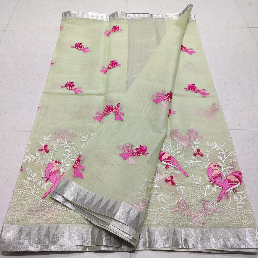 Kota Doria mix cotton saree