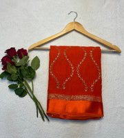 viscose georgette saree