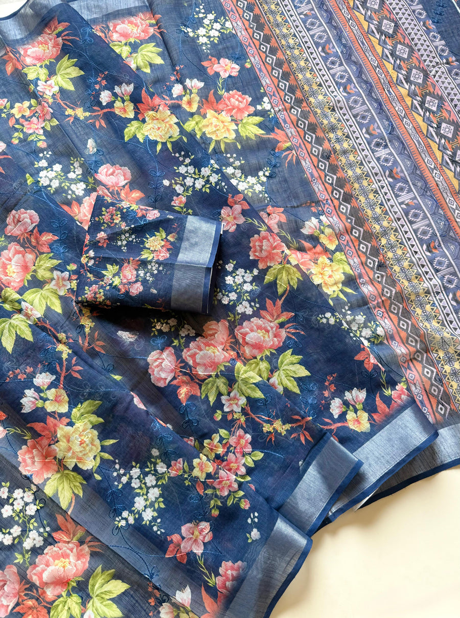 silver jacquard weaving