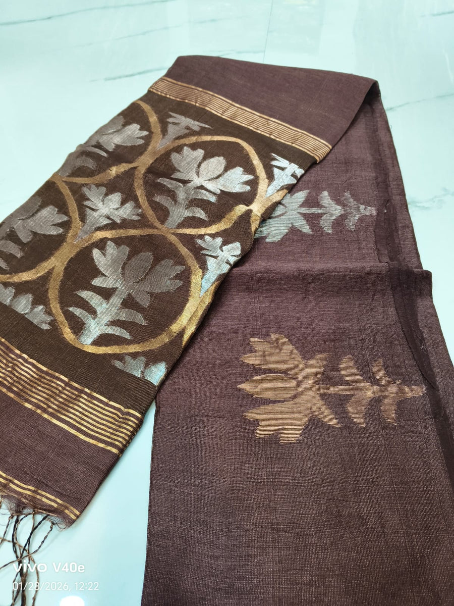 Pure Lenin Jamdhani Sarees