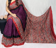 Modal Ajrakh with Bandhni Saree