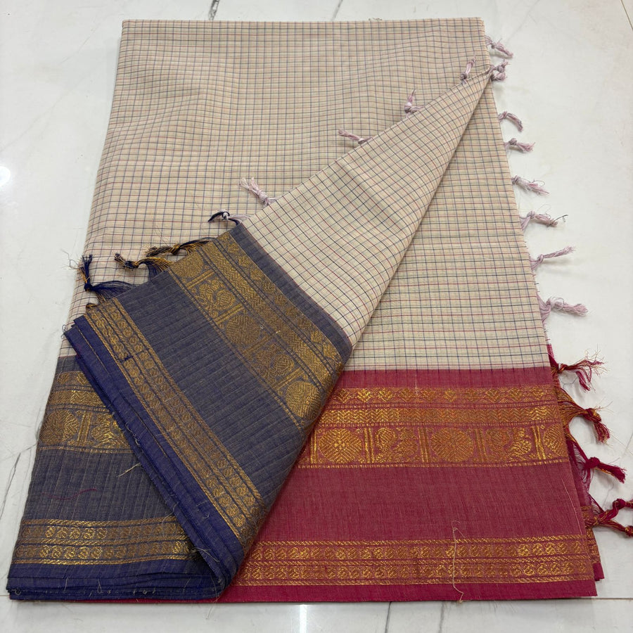 Fancy Korvai kattam sarees