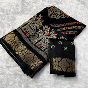 heavy marshmallow saree