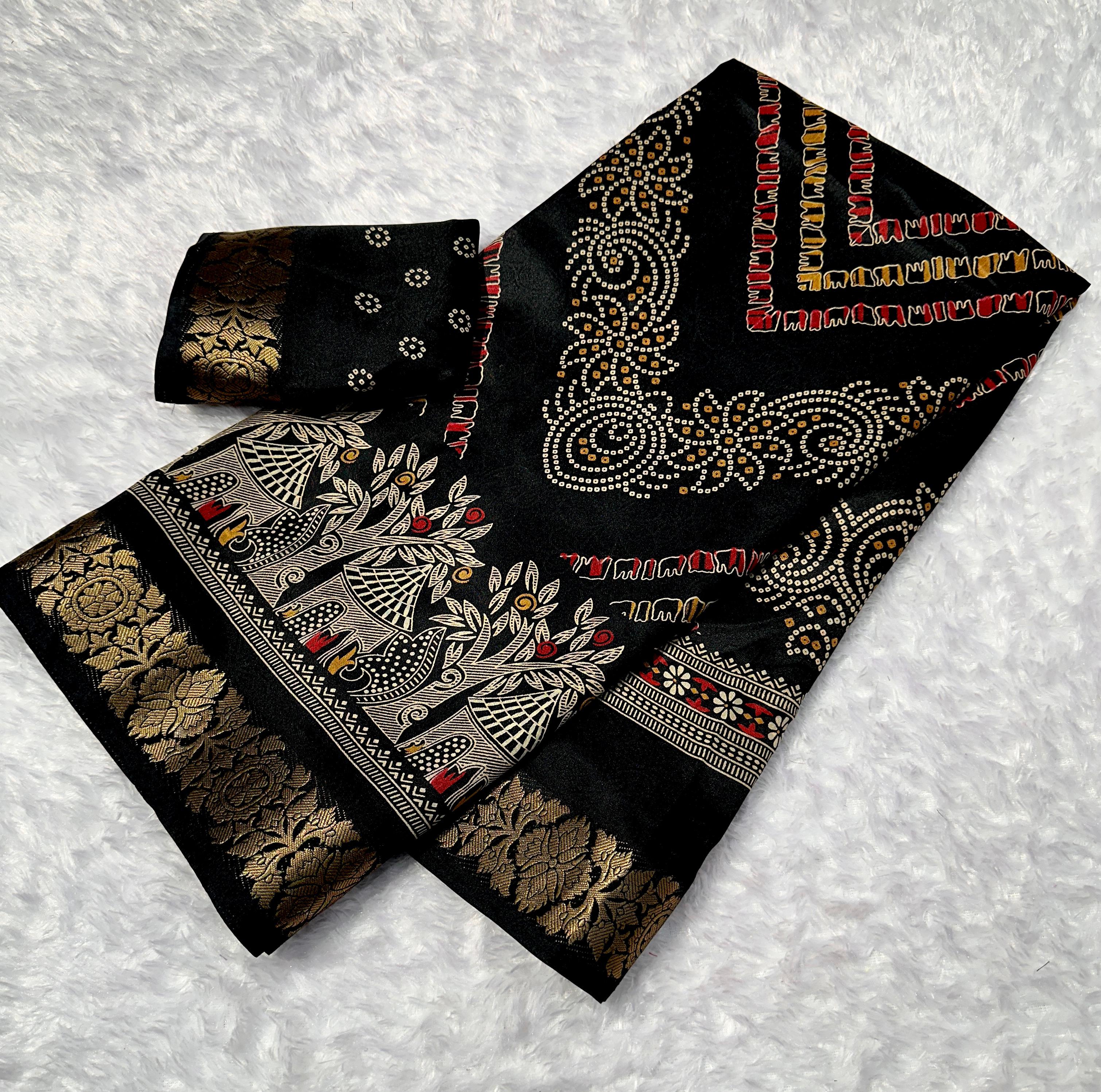 heavy marshmallow saree