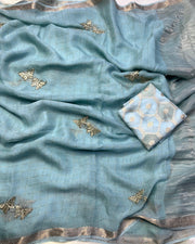 viscose Georgette saree