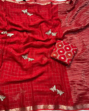 viscose Georgette saree