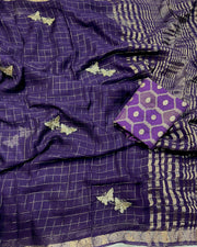 viscose Georgette saree