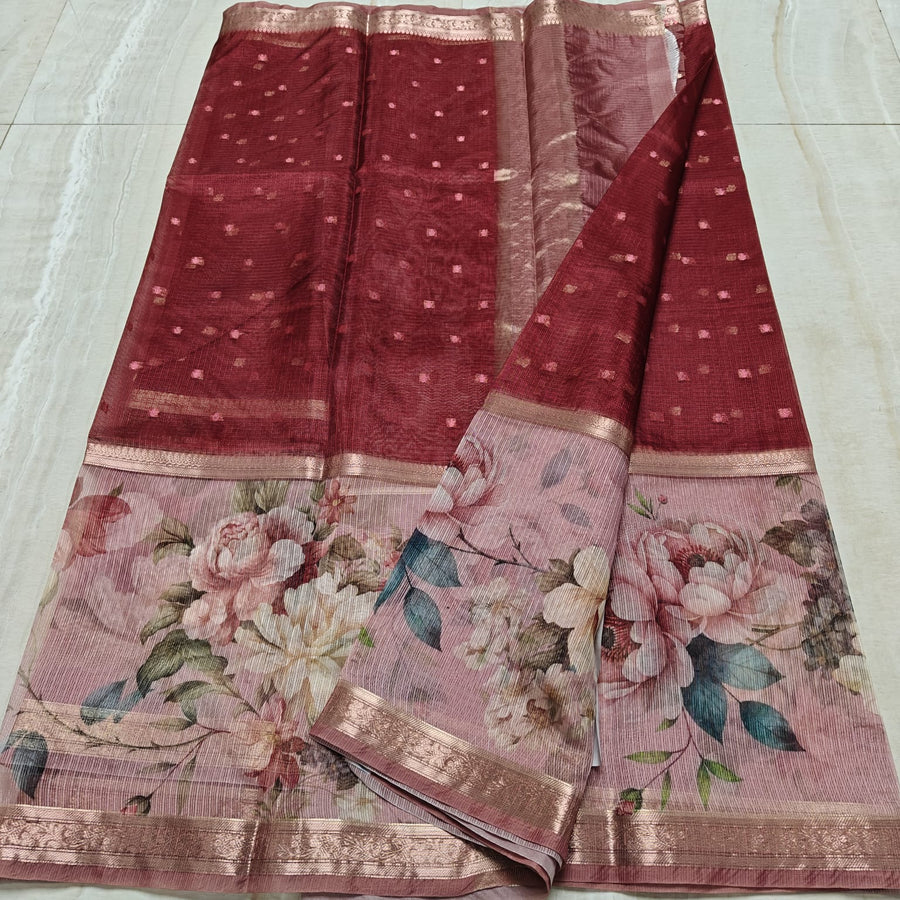 Soft Silk Kota Weaving