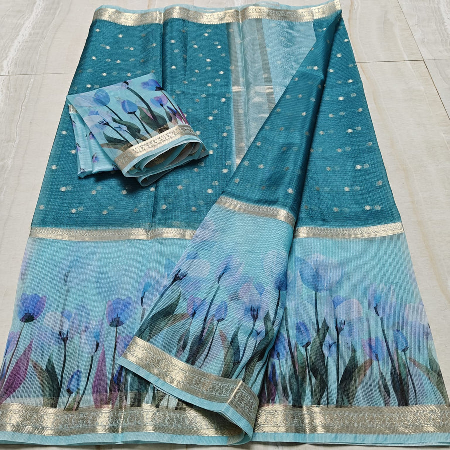 Soft Silk Kota Weaving